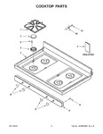 Diagram for 02 - Cooktop Parts