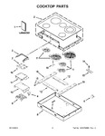 Diagram for 02 - Cooktop Parts