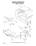 Diagram for 02 - Freezer Liner Parts