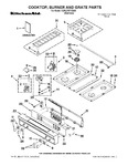 Diagram for 01 - Cooktop, Burner And Grate Parts