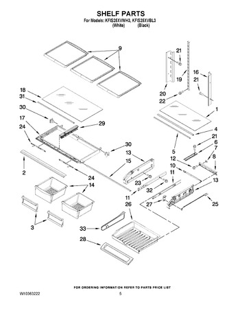 Diagram for KFIS25XVBL3