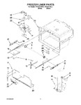 Diagram for 06 - Freezer Liner Parts