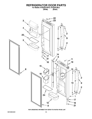 Diagram for KFIS25XVBL3