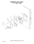 Diagram for 08 - Dispenser Front Parts