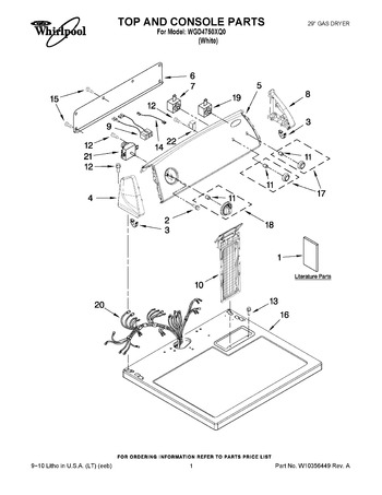 Diagram for WGD4750XQ0