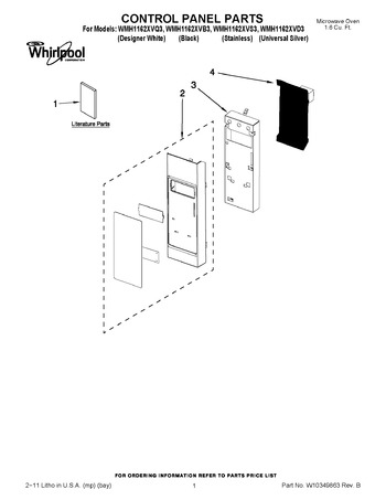 Diagram for WMH1162XVD3