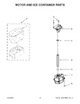 Diagram for 06 - Motor And Ice Container Parts