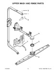 Diagram for 08 - Upper Wash And Rinse Parts