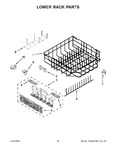 Diagram for 11 - Lower Rack Parts