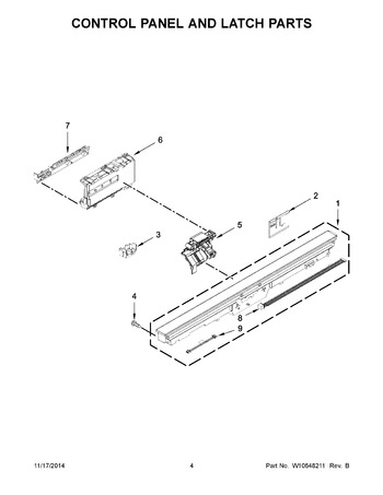 Diagram for KDTE704DWH0