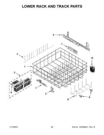 Diagram for KDTE704DWH0