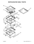 Diagram for 04 - Refrigerator Shelf Parts