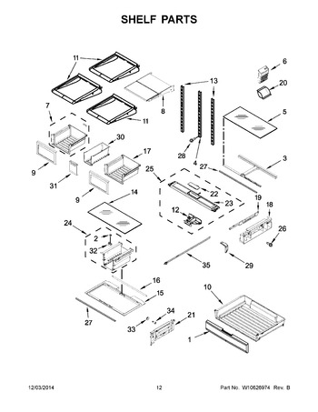 Diagram for WRF736SDAM11