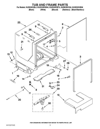 Diagram for KUDS30IVWH4