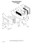 Diagram for 06 - Oven Door Parts