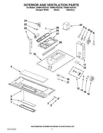 Diagram for YWMH1162XVQ1