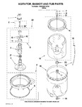 Diagram for 03 - Agitator, Basket And Tub Parts