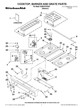 Diagram for KDRU707VSS01