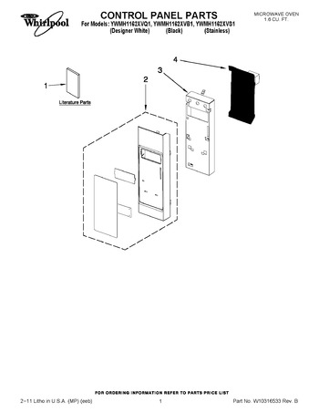 Diagram for YWMH1162XVQ1