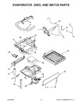 Diagram for 03 - Evaporator, Grid, And Water Parts