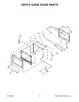 Diagram for 05 - Upper Oven Door Parts