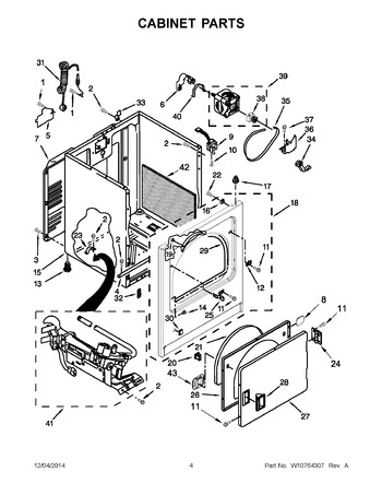 Diagram for WGD4810EW0