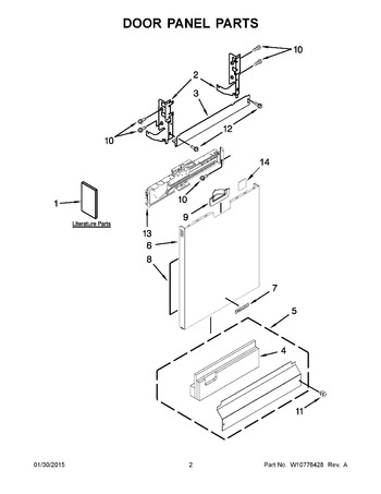 Diagram for KDFE104DWH1