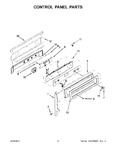 Diagram for 03 - Control Panel Parts