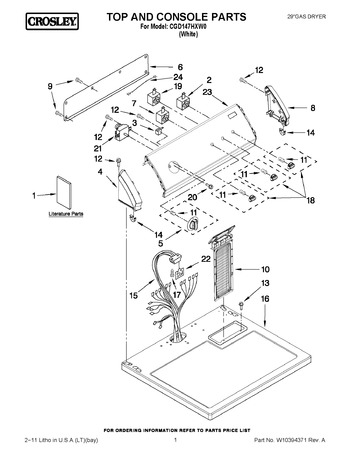 Diagram for CGD147HXW0