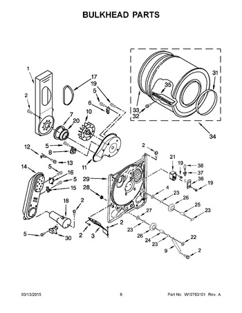 Diagram for WGD4995EW0