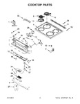 Diagram for 02 - Cooktop Parts