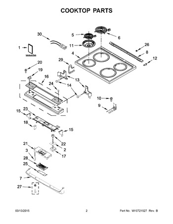 Diagram for WEC530H0DW0