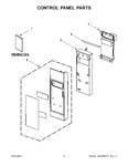 Diagram for 02 - Control Panel Parts