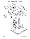 Diagram for 02 - Top And Console Parts