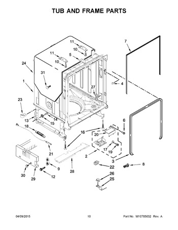 Diagram for KDTE254EBL0