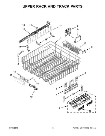 Diagram for KDTE254EWH0