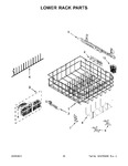 Diagram for 11 - Lower Rack Parts