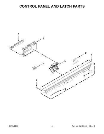 Diagram for KDTE334DBL0