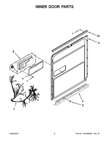 Diagram for KDTE334DWH0