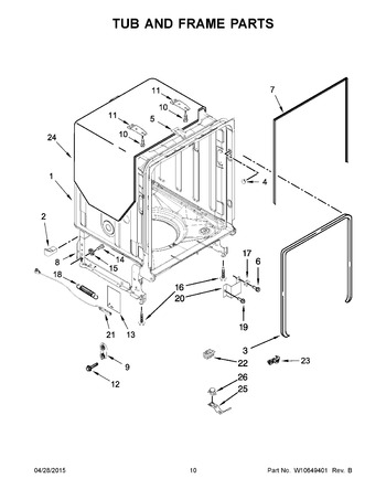 Diagram for KDTE334DWH0