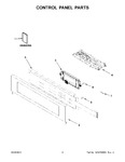 Diagram for 02 - Control Panel Parts