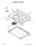 Diagram for 02 - Cooktop Parts