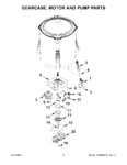 Diagram for 05 - Gearcase, Motor And Pump Parts