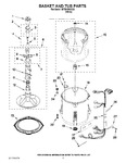 Diagram for 03 - Basket And Tub Parts