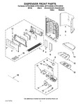 Diagram for 09 - Dispenser Front Parts