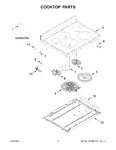 Diagram for 02 - Cooktop Parts