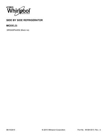 Diagram for WRS322FNAE02