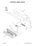 Diagram for 02 - Control Panel Parts