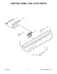 Diagram for 03 - Control Panel And Latch Parts