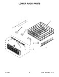 Diagram for 11 - Lower Rack Parts